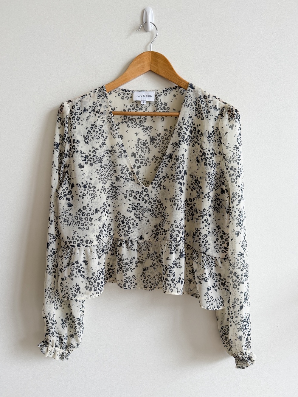 PARK & FIFTH • Melrose Top in Animal Print - Picture 3 of 13